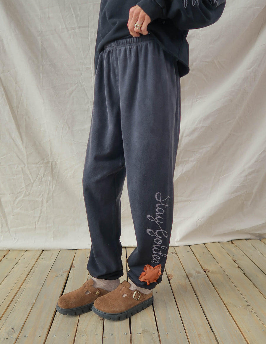 Stay Golden Embroidered Jogger