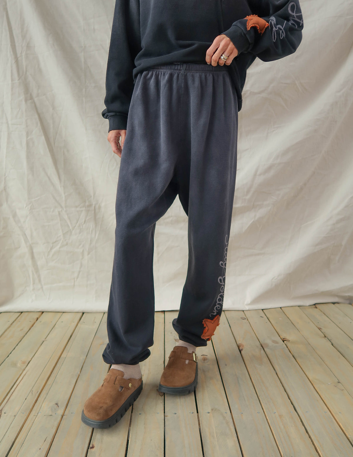 Stay Golden Embroidered Jogger
