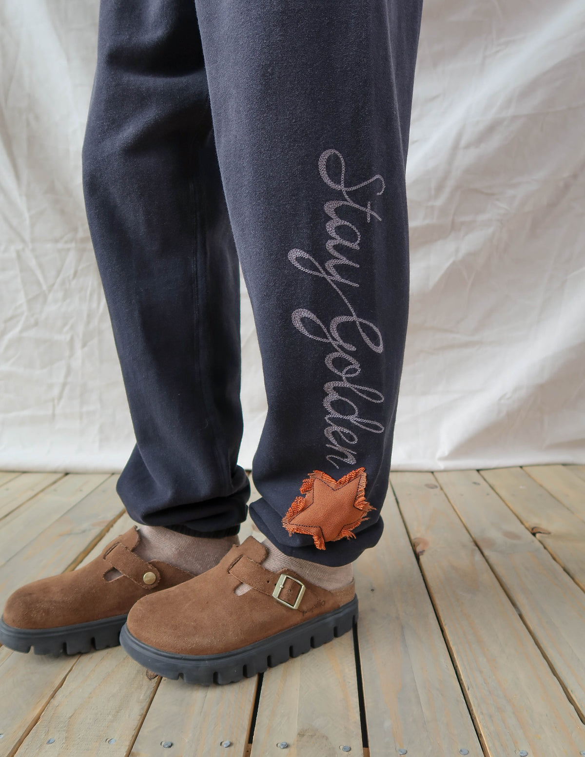 Stay Golden Embroidered Jogger