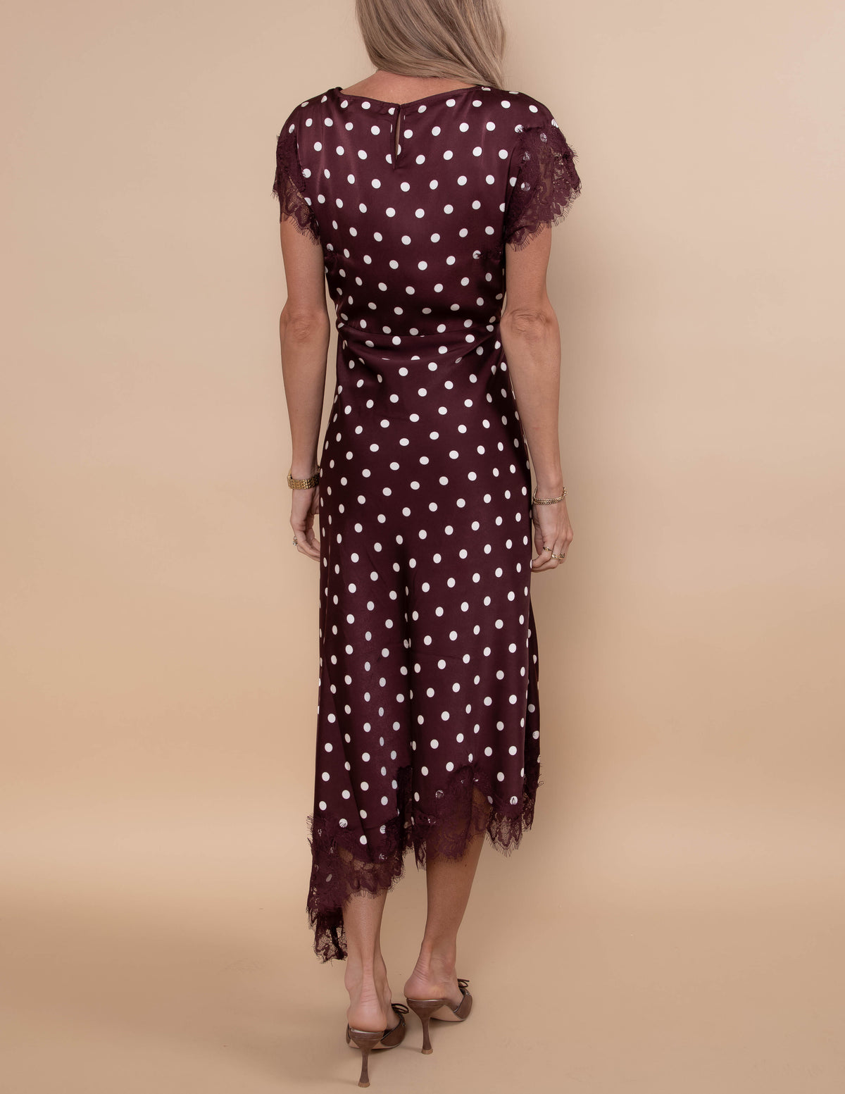 Gemma Polka Dot Midi Dress