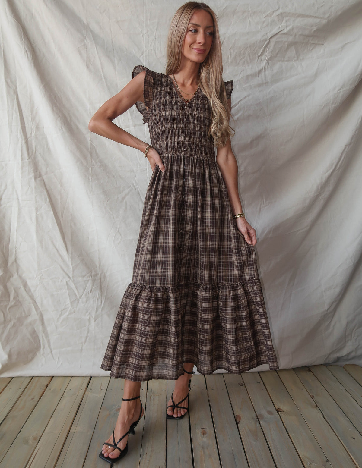 Vivienne Plaid Dress