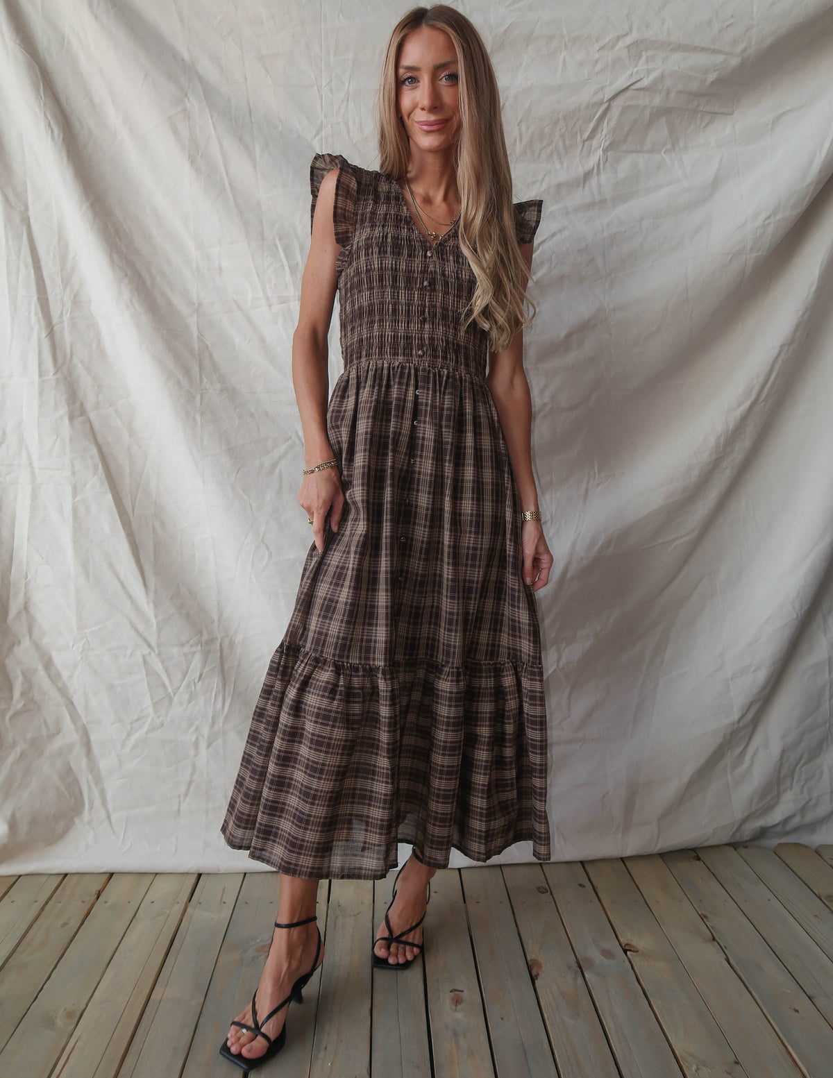 Vivienne Plaid Dress