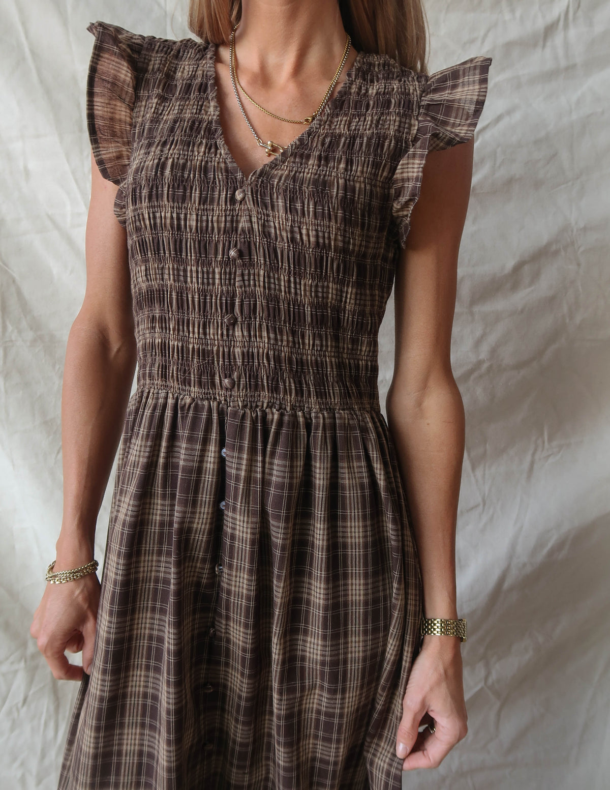 Vivienne Plaid Dress