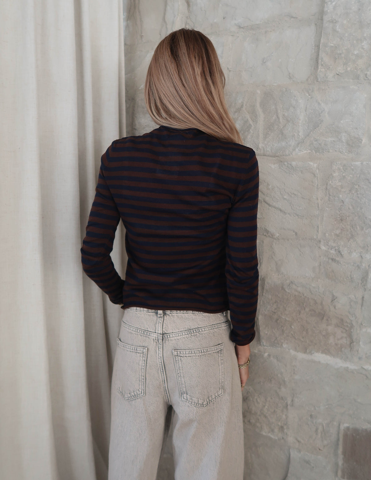 Lucille Striped Cardigan