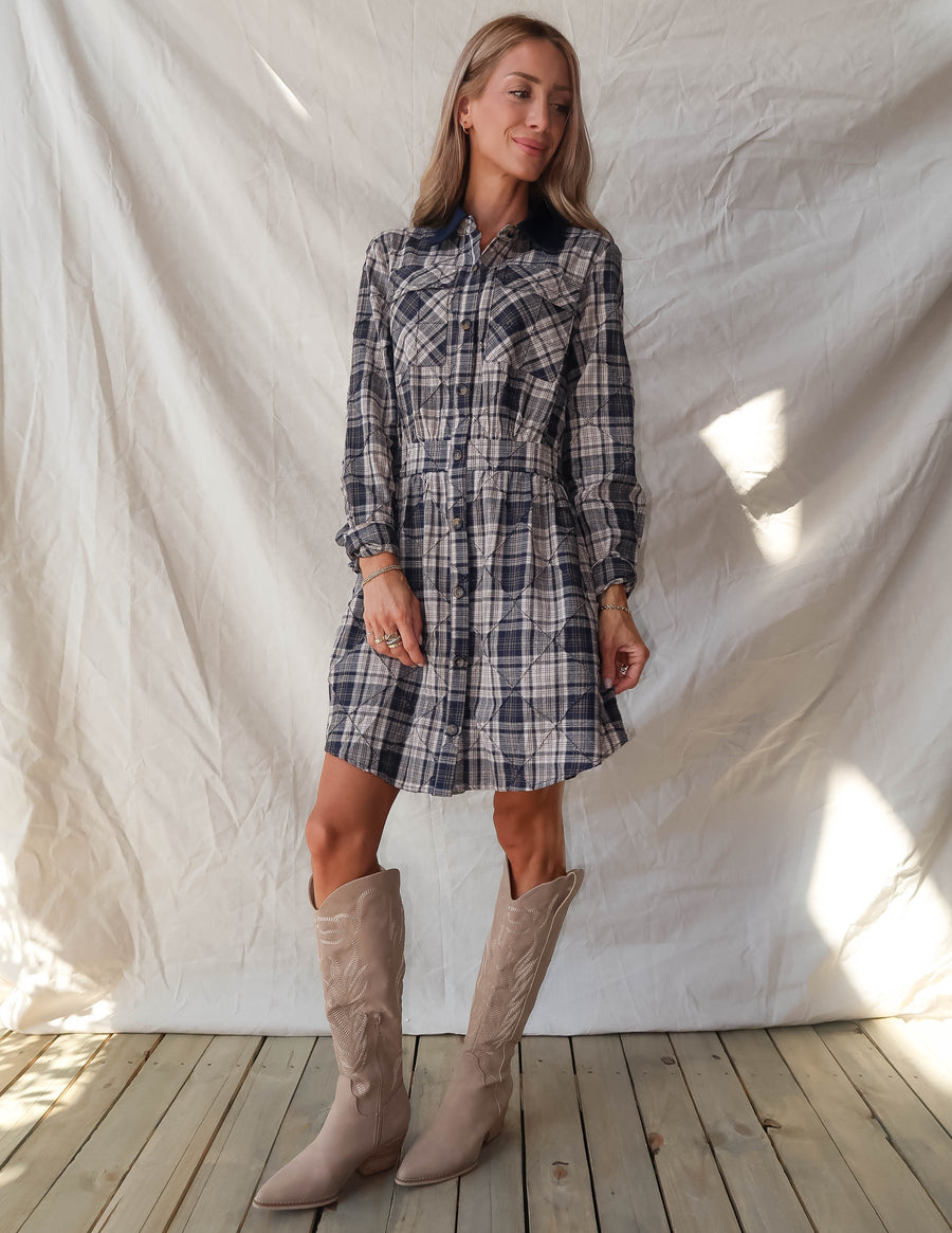 Alessia Plaid Dress