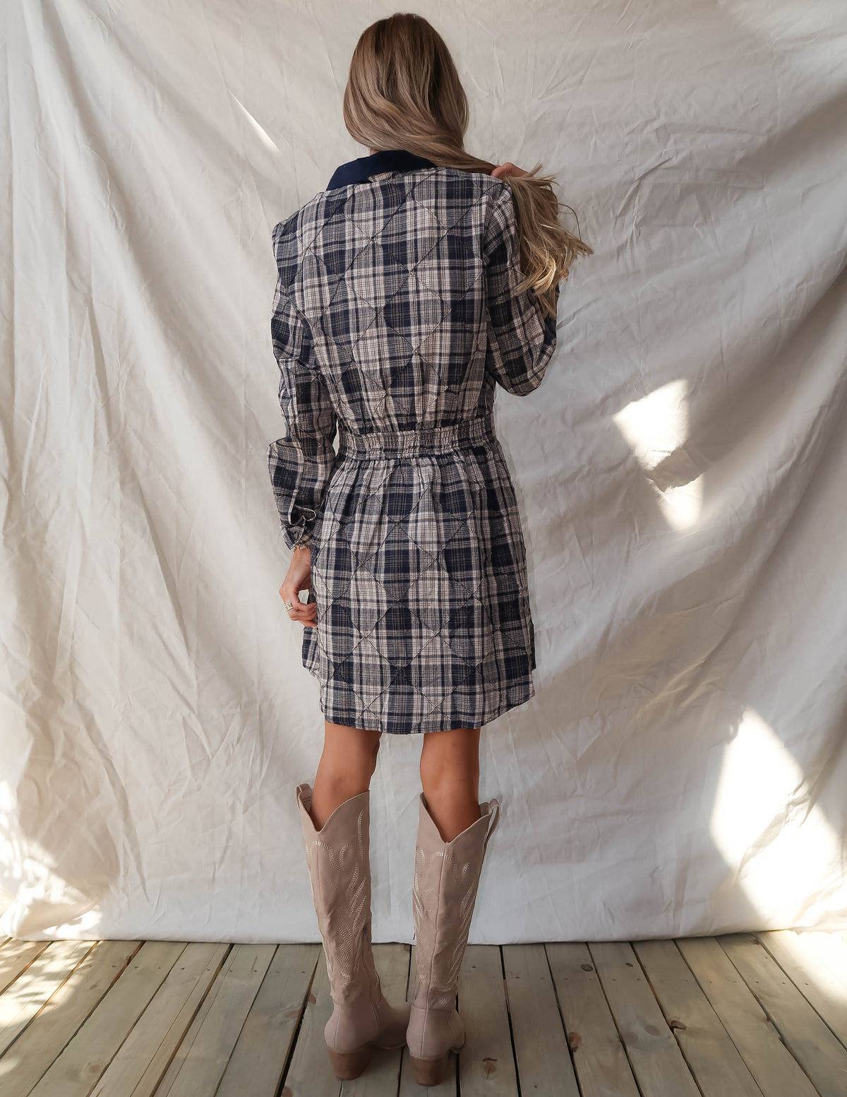 Alessia Plaid Dress