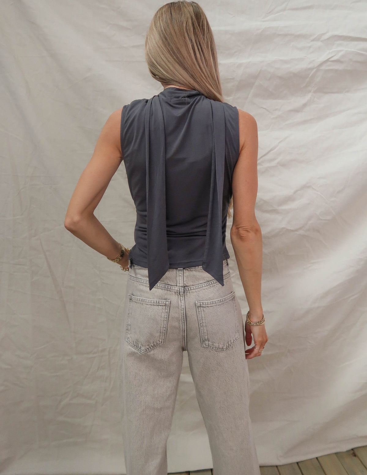 Giselle Ruched Scarf Top