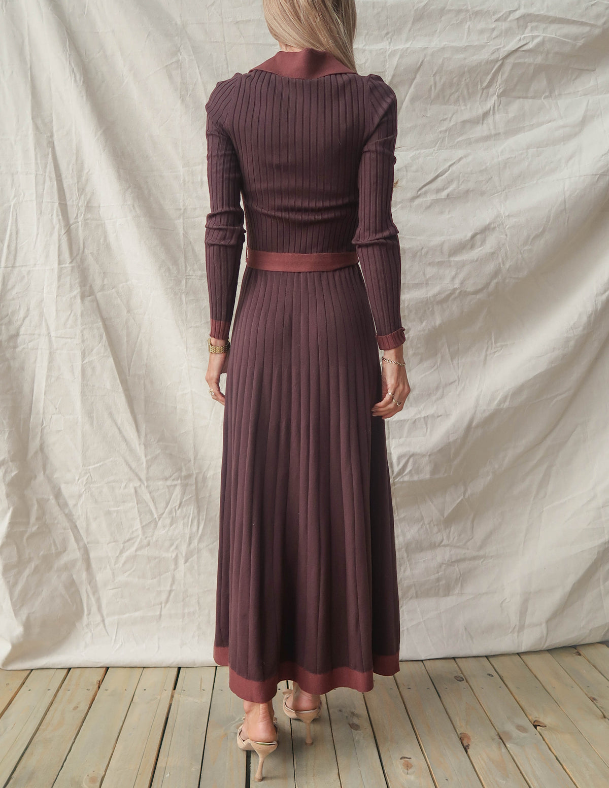 Helena Ribbed Midi Dress
