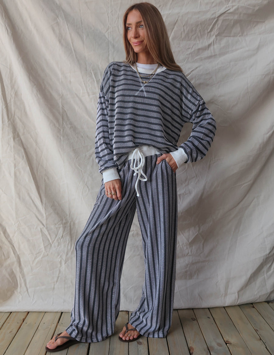 Colleen Striped Two Piece Set