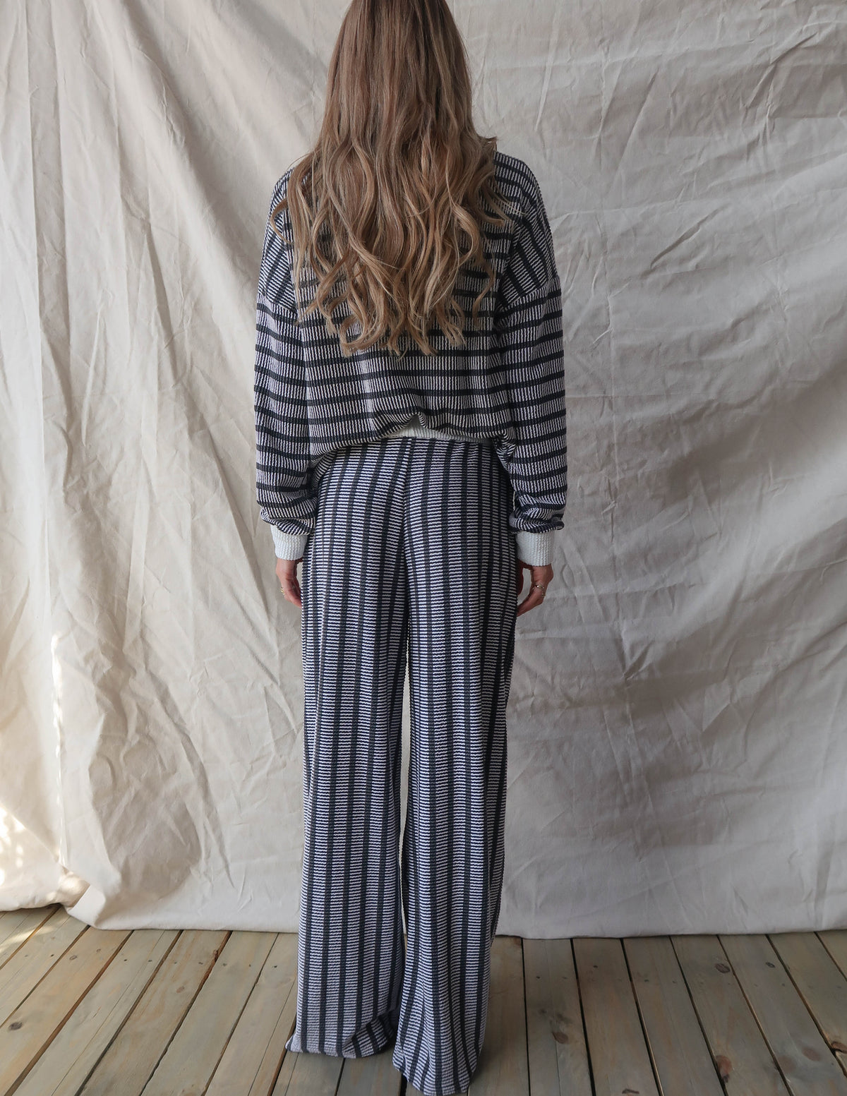 Colleen Striped Two Piece Set
