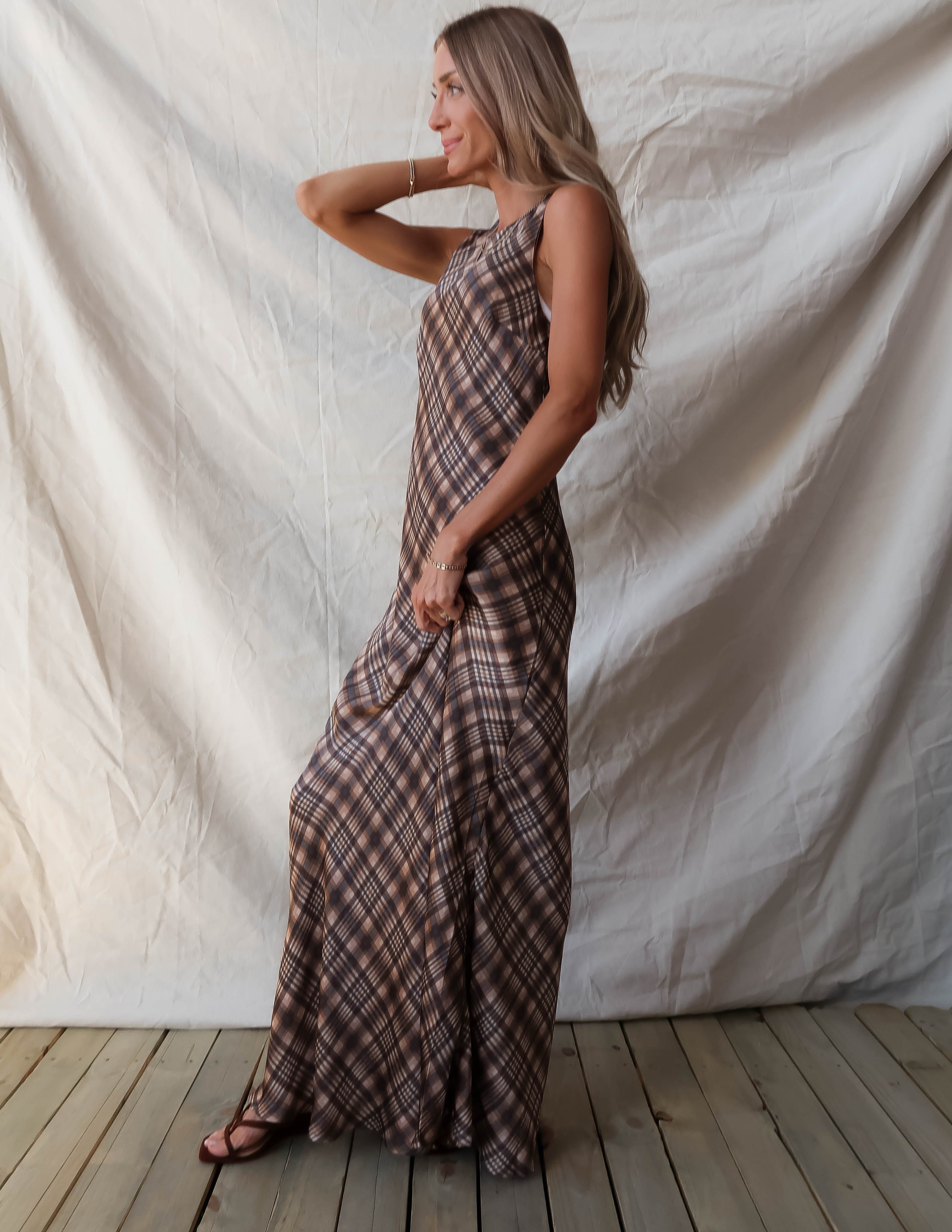 Milan Plaid Dress