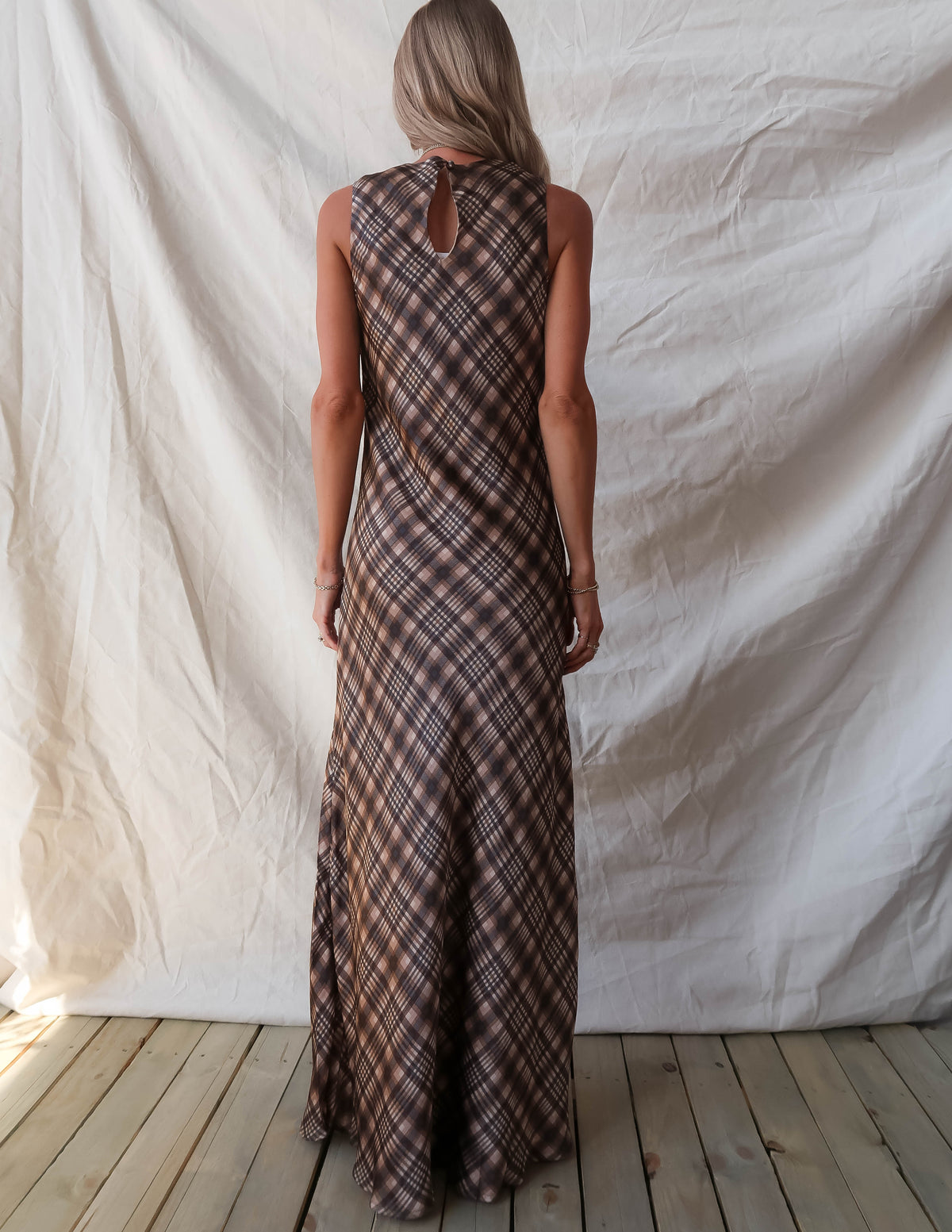 Milan Plaid Dress