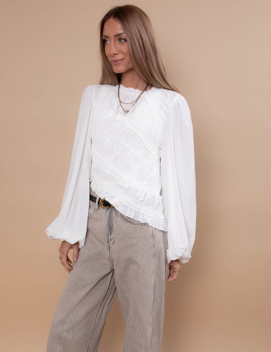 Vayda Asymmetrical Hem Top