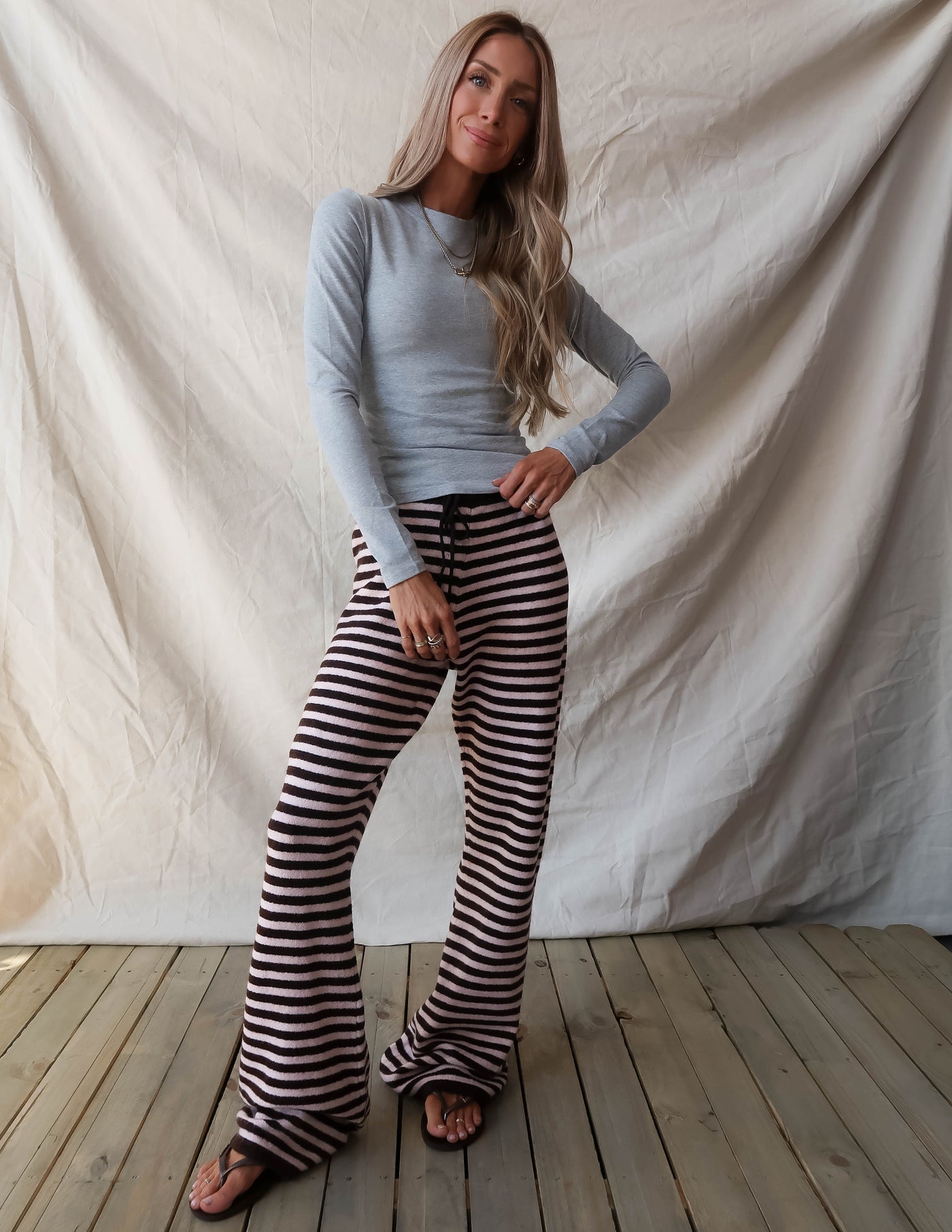 Teagan Striped Pants