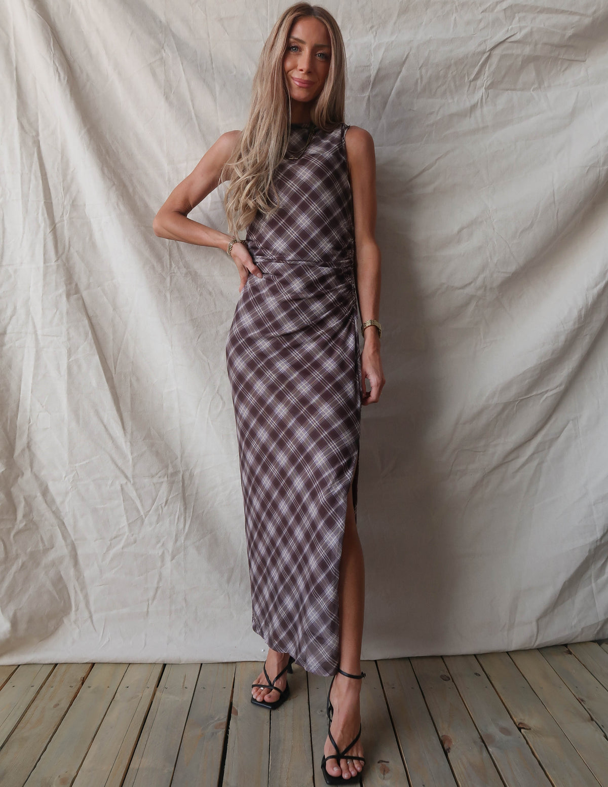 Romy Plaid Dress