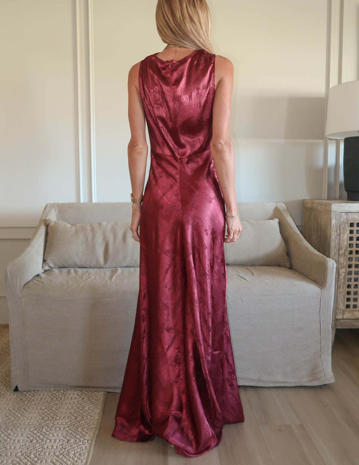 Maribel Satin Dress