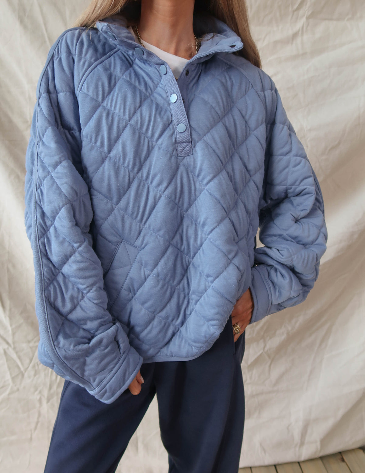 Livia Quilted Pullover