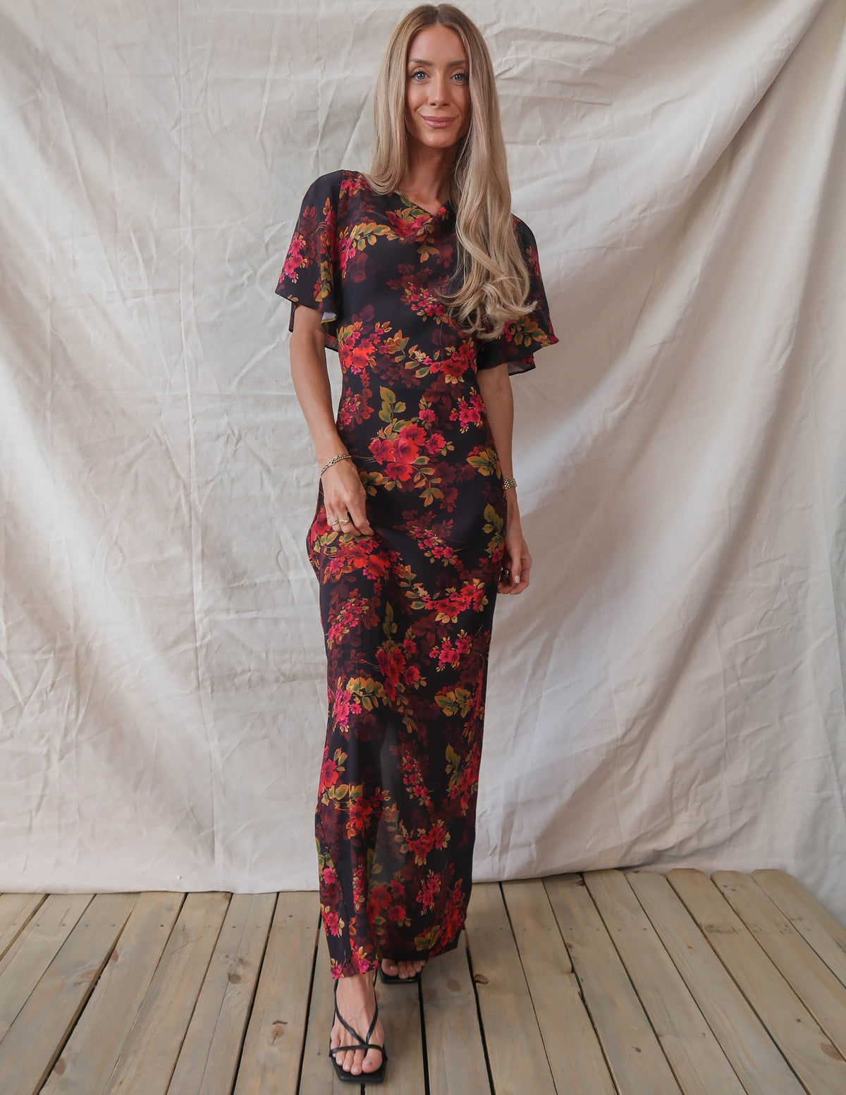 Romantic Night Floral Dress