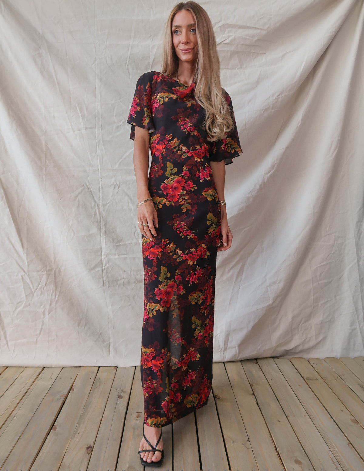 Romantic Night Floral Dress