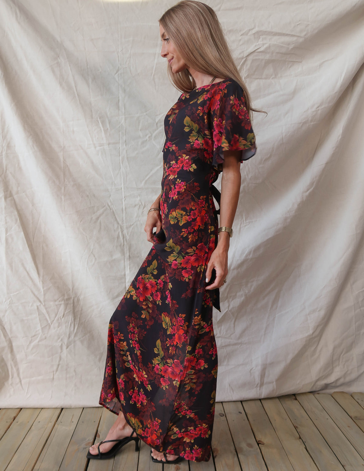 Romantic Night Floral Dress