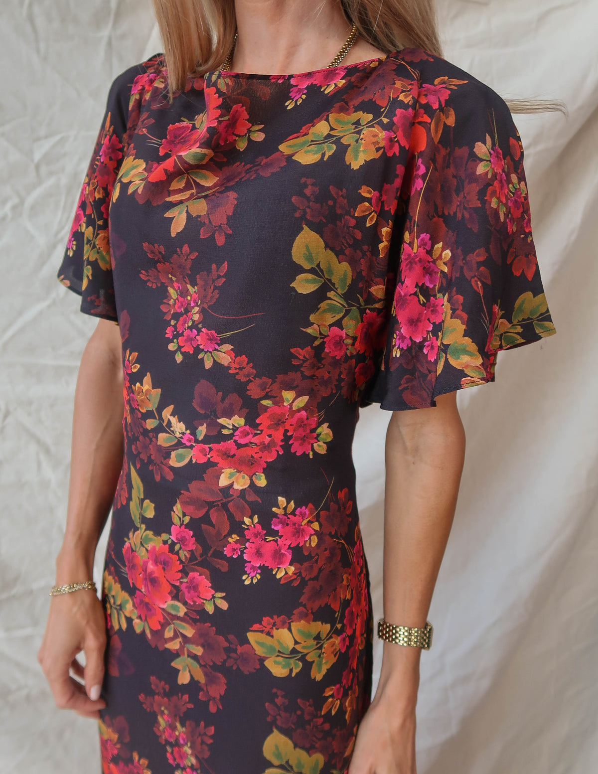 Romantic Night Floral Dress