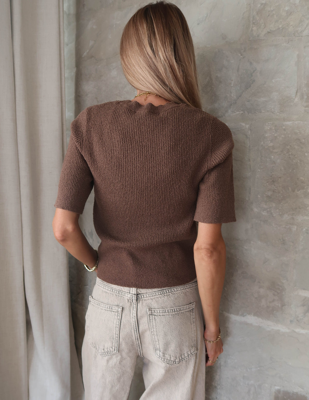 Camille Ribbed Top