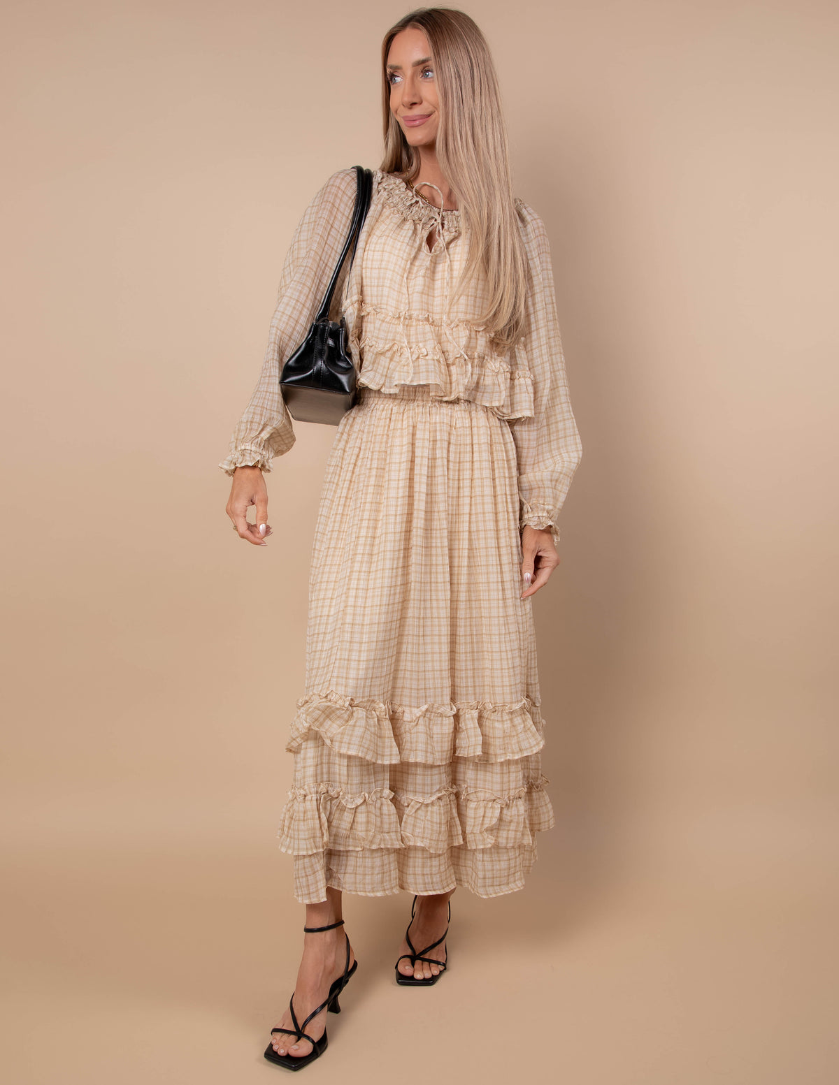 Taya Plaid Top