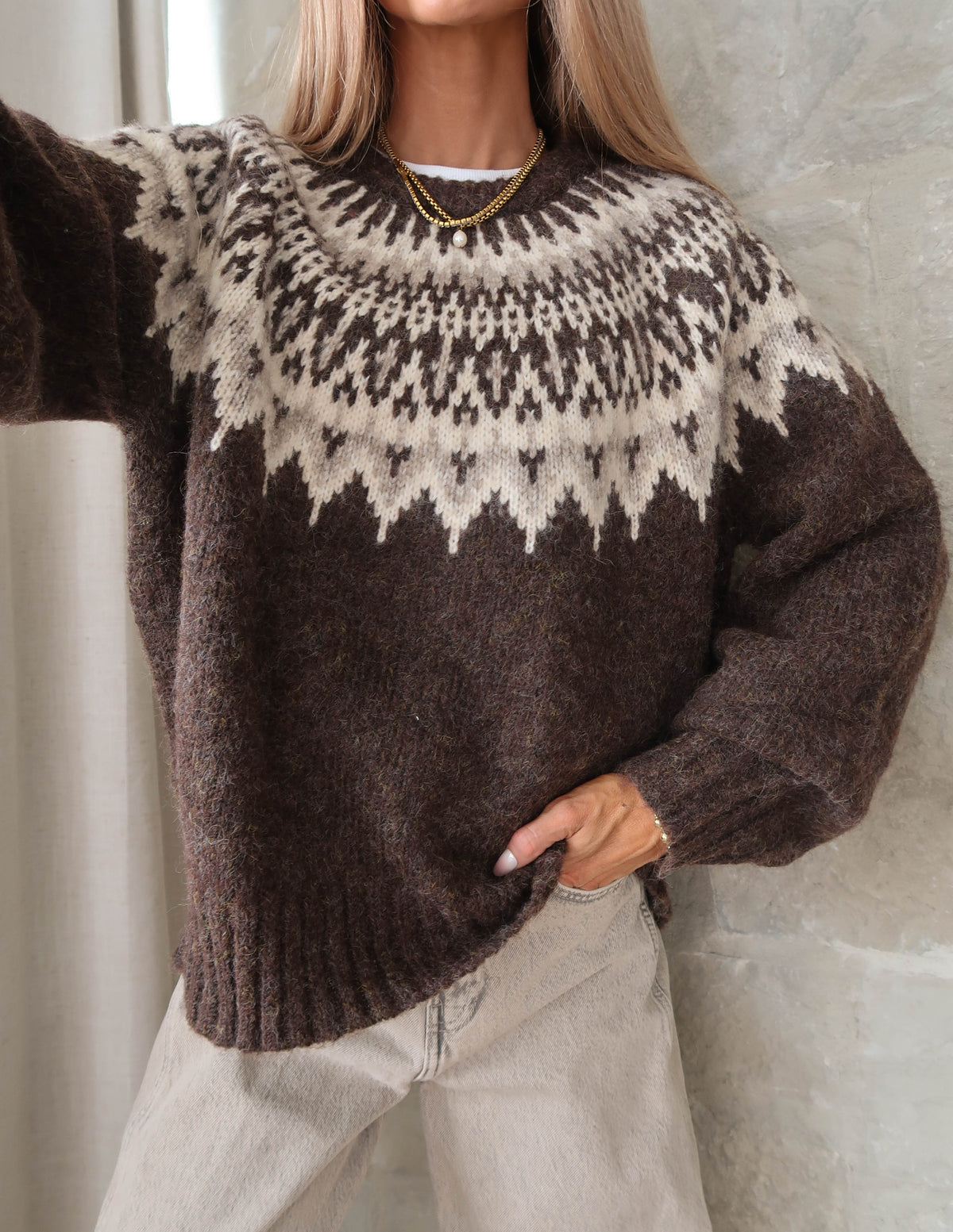 Winter Solstice Fair Isle Sweater