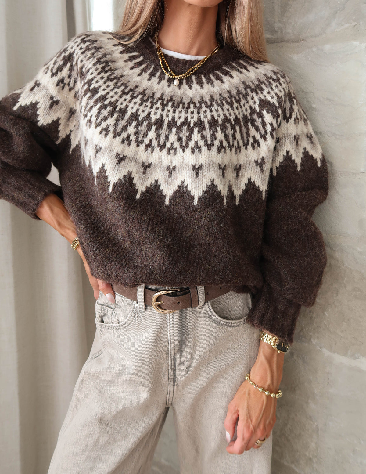 Winter Solstice Fair Isle Sweater