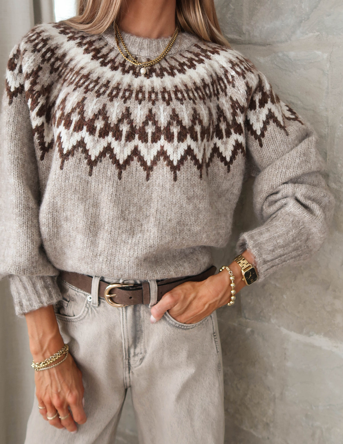 Winter Solstice Fair Isle Sweater