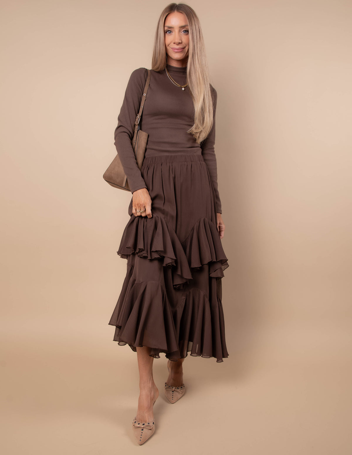 Ember Cascading Skirt