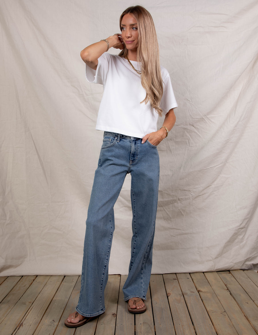 Uptown Edge Straight Jeans