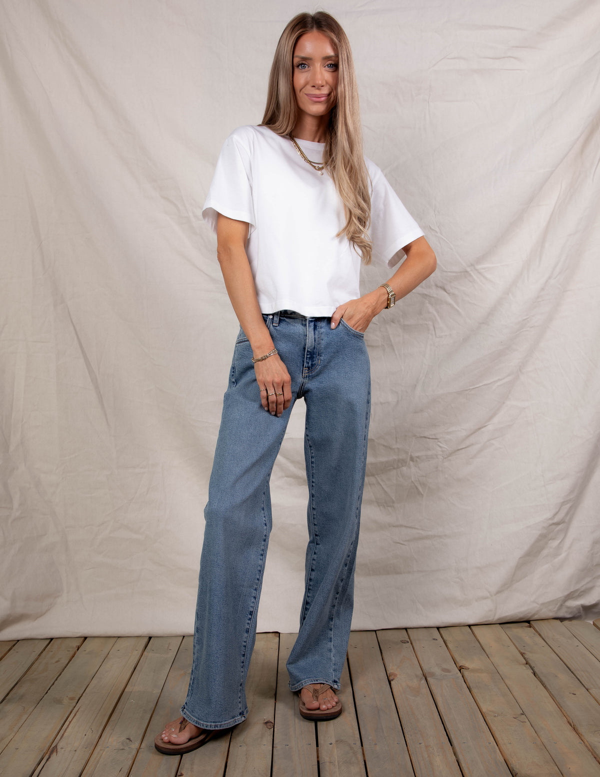 Uptown Edge Straight Jeans