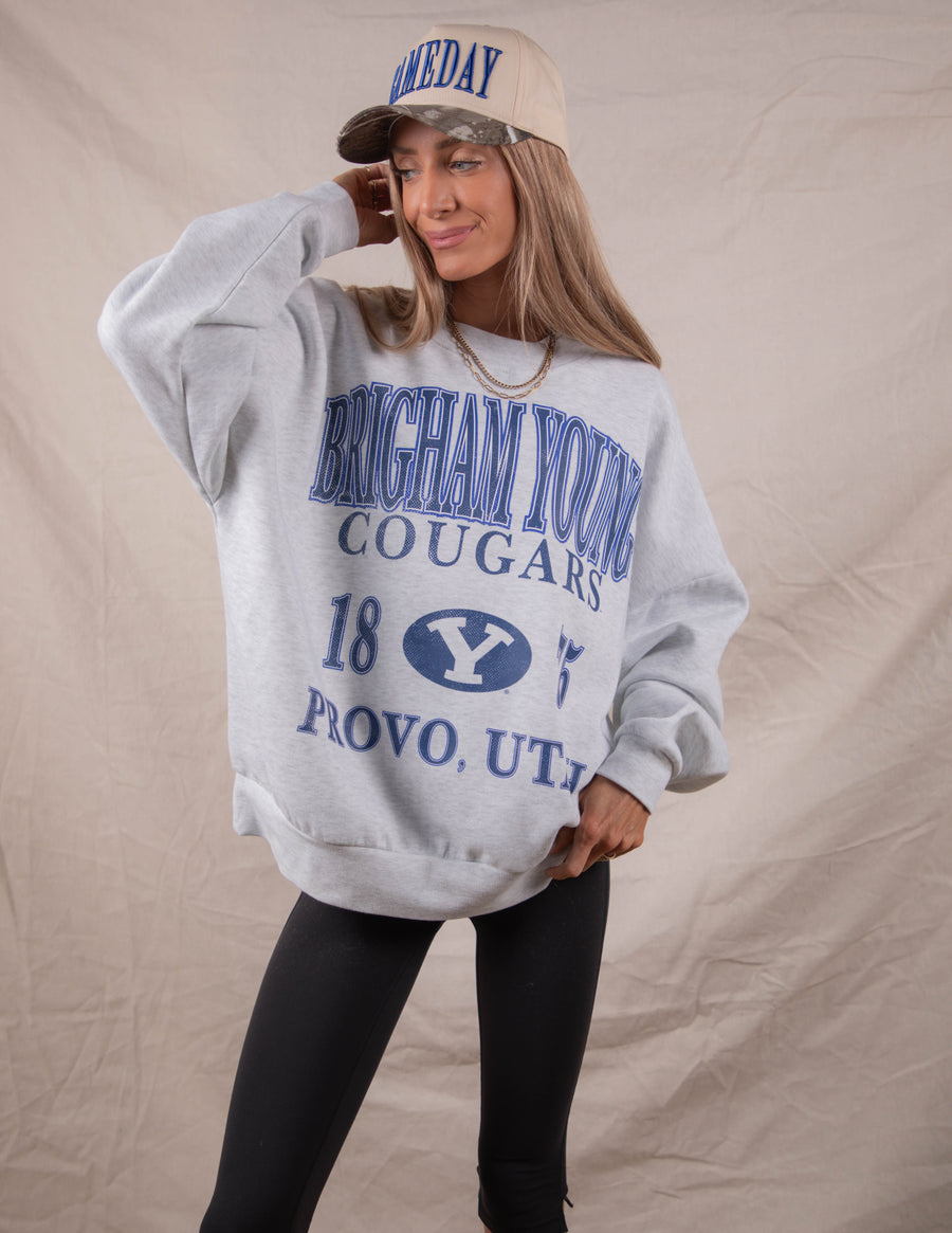 BYU Cougars Allegiance Fleece Crew Neck