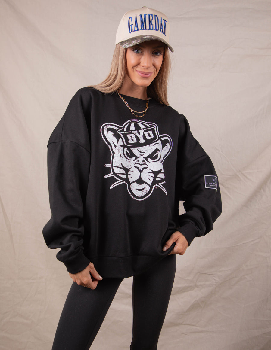 BYU Black Label Crewneck