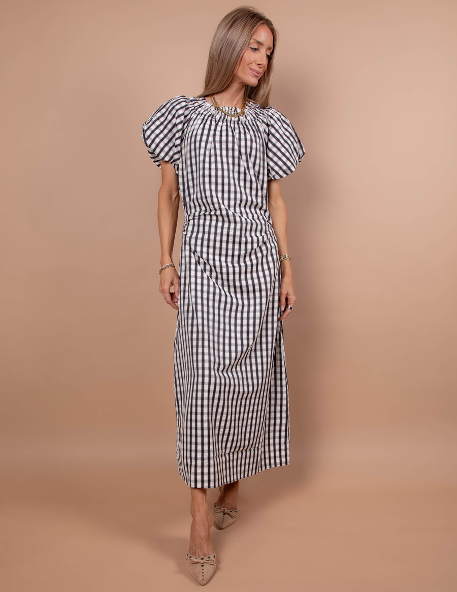 Joselyne Gingham Dress
