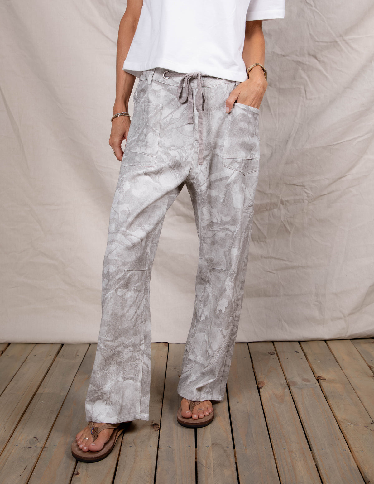 Federica Camp Barrel Pants