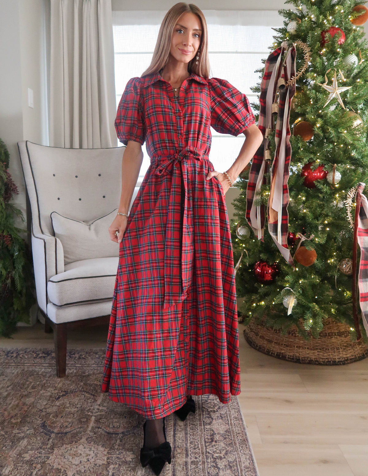 Karisma Plaid Dress