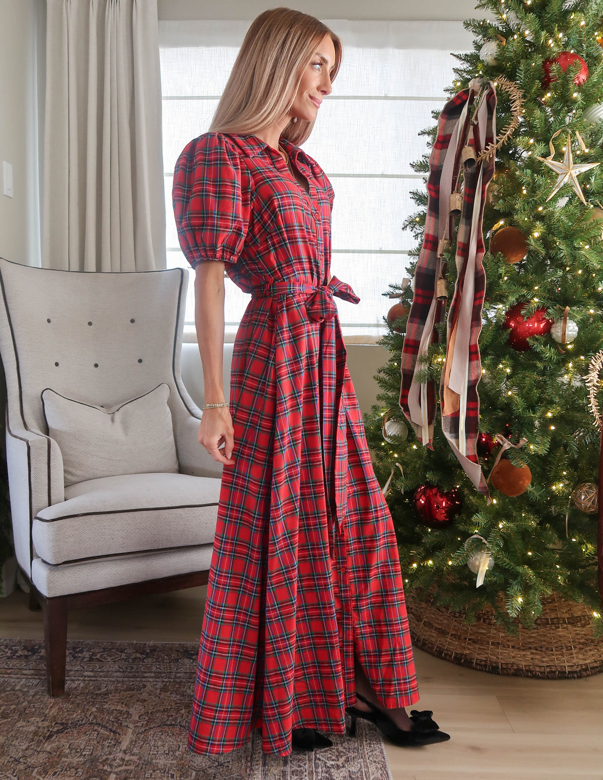 Karisma Plaid Dress