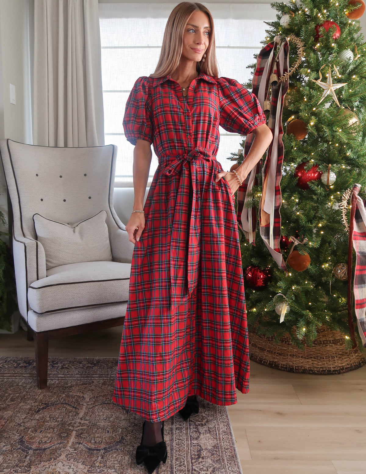 Karisma Plaid Dress