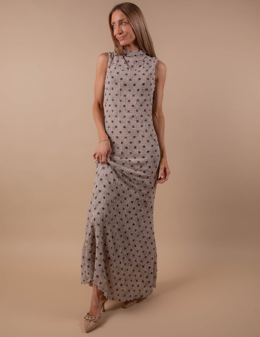 Saffron Bloom Maxi Dress