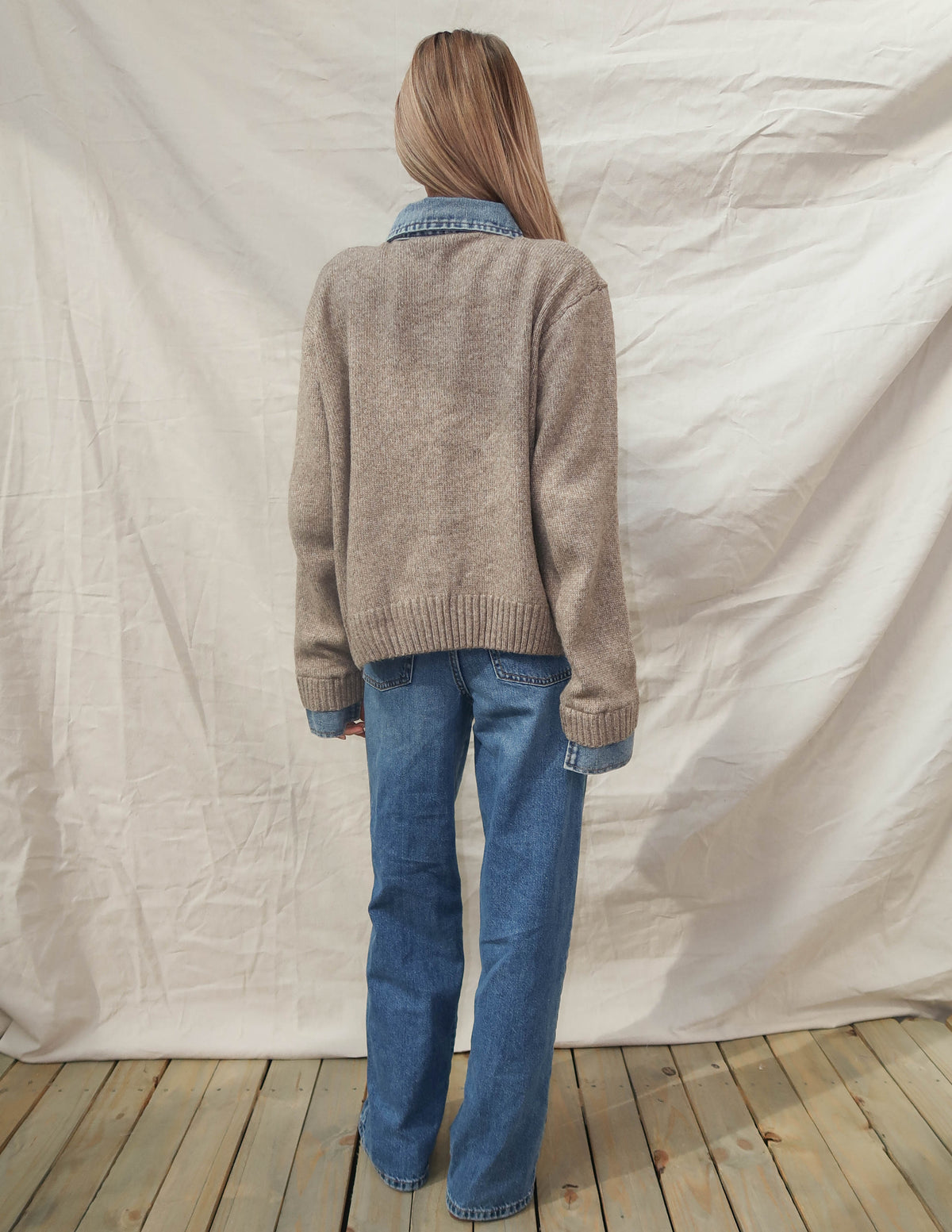 Harper Denim Cardigan