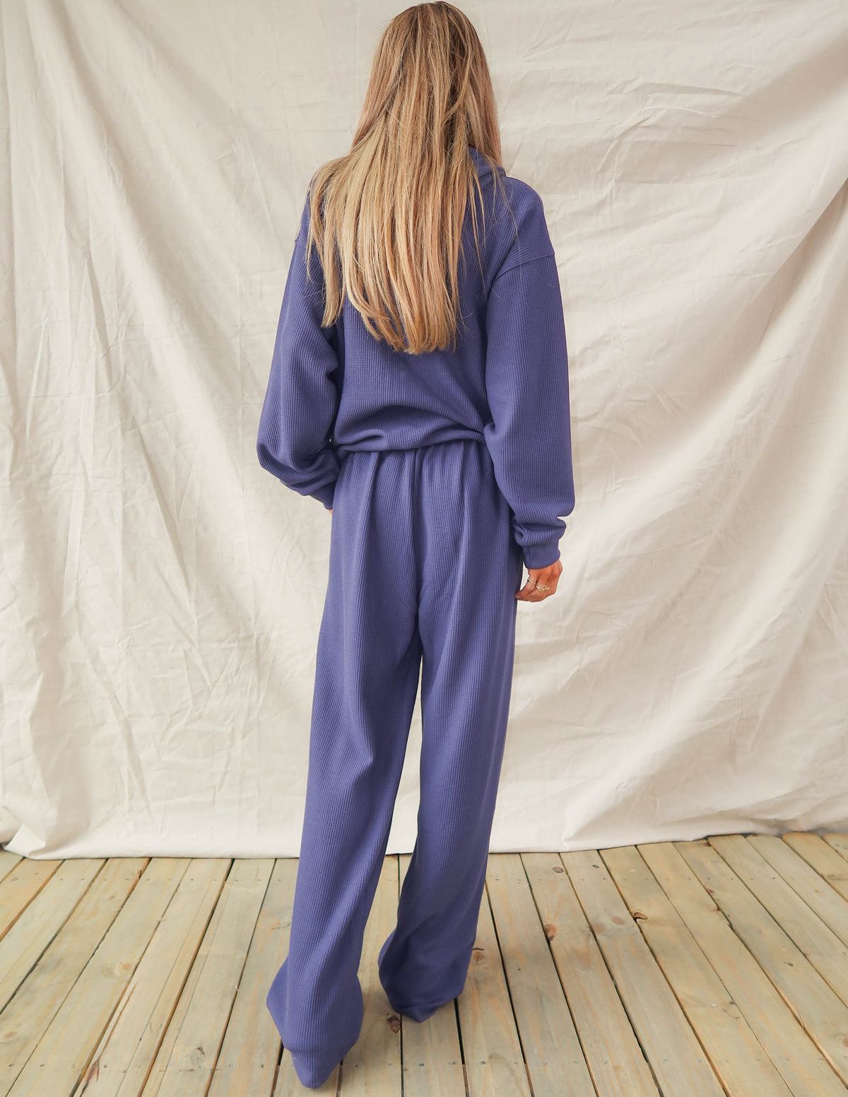 Andie Waffle Knit Hoodie