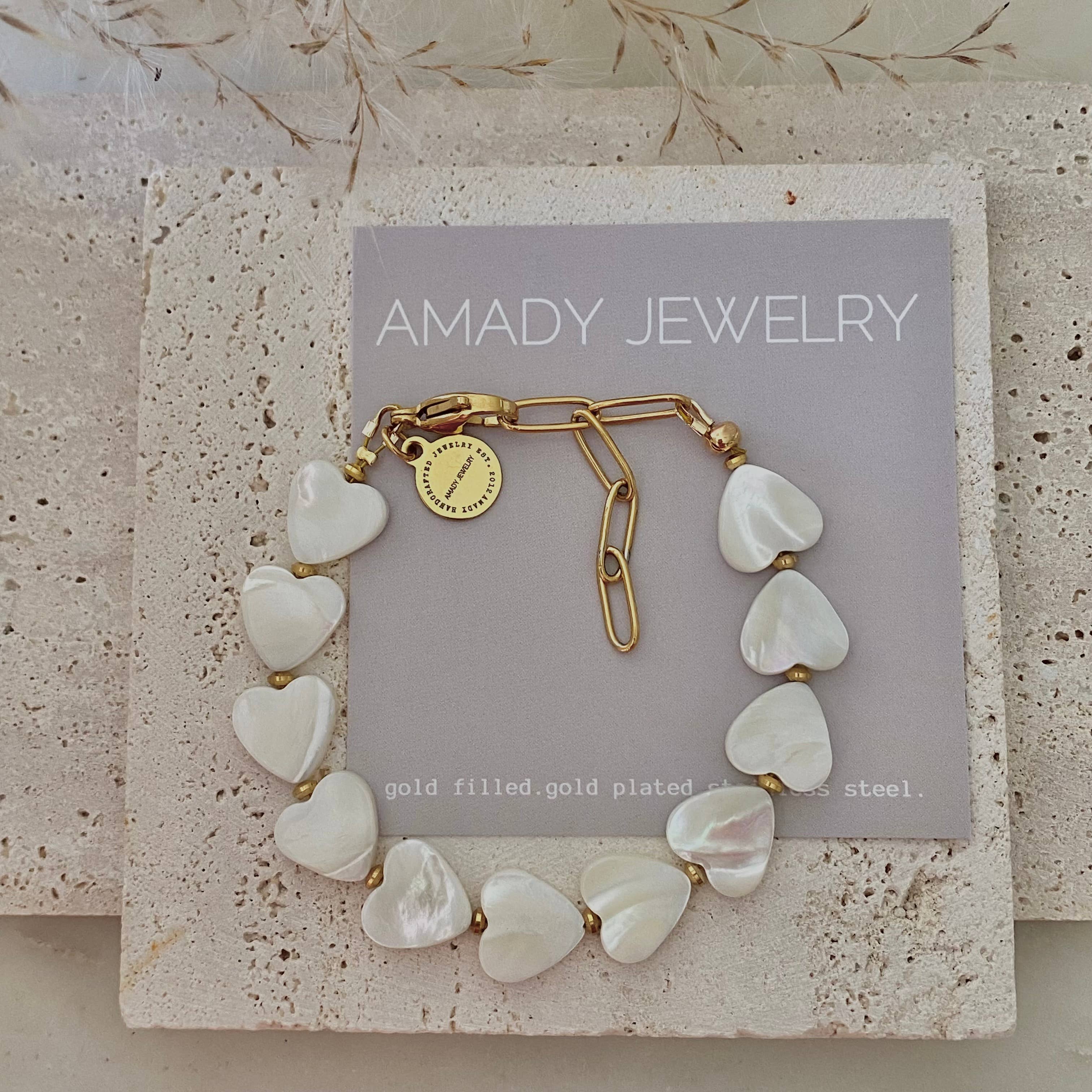 Sweetheart Pearl Bracelet