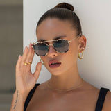 Weston Acetate Round Sunglasses