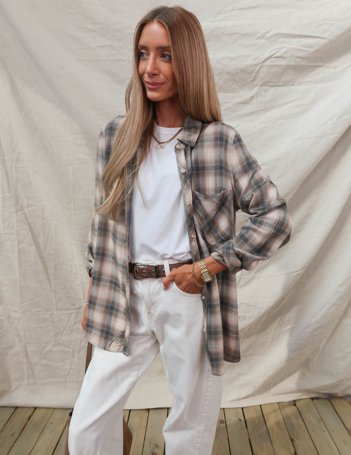 Autumn Trails Plaid Shirt
