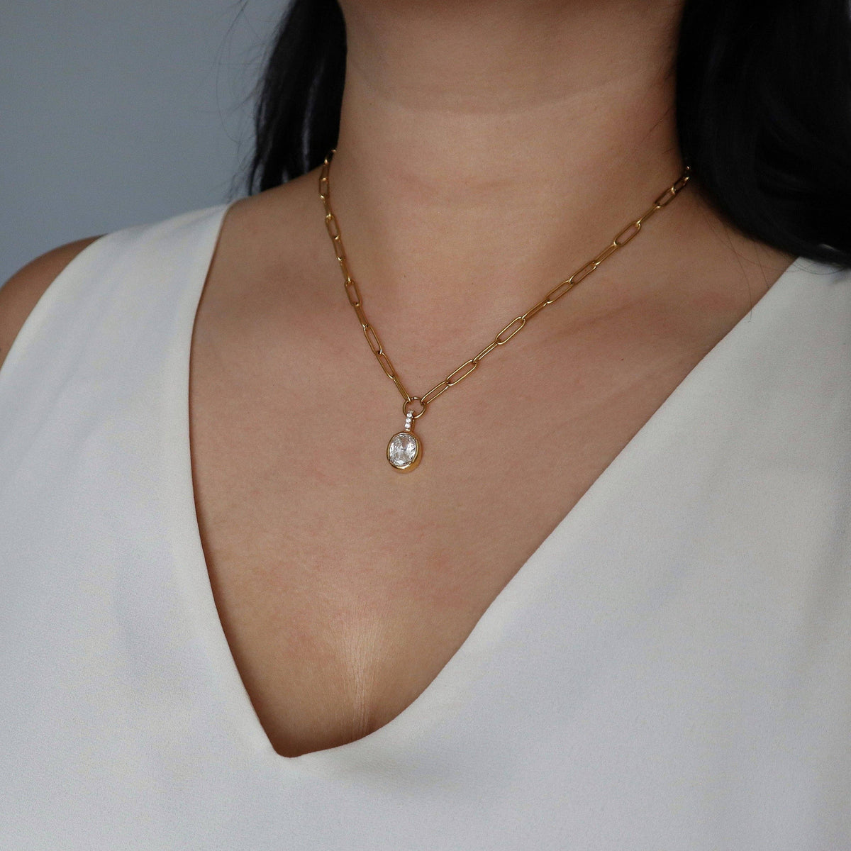 Mila Paperclip Necklace