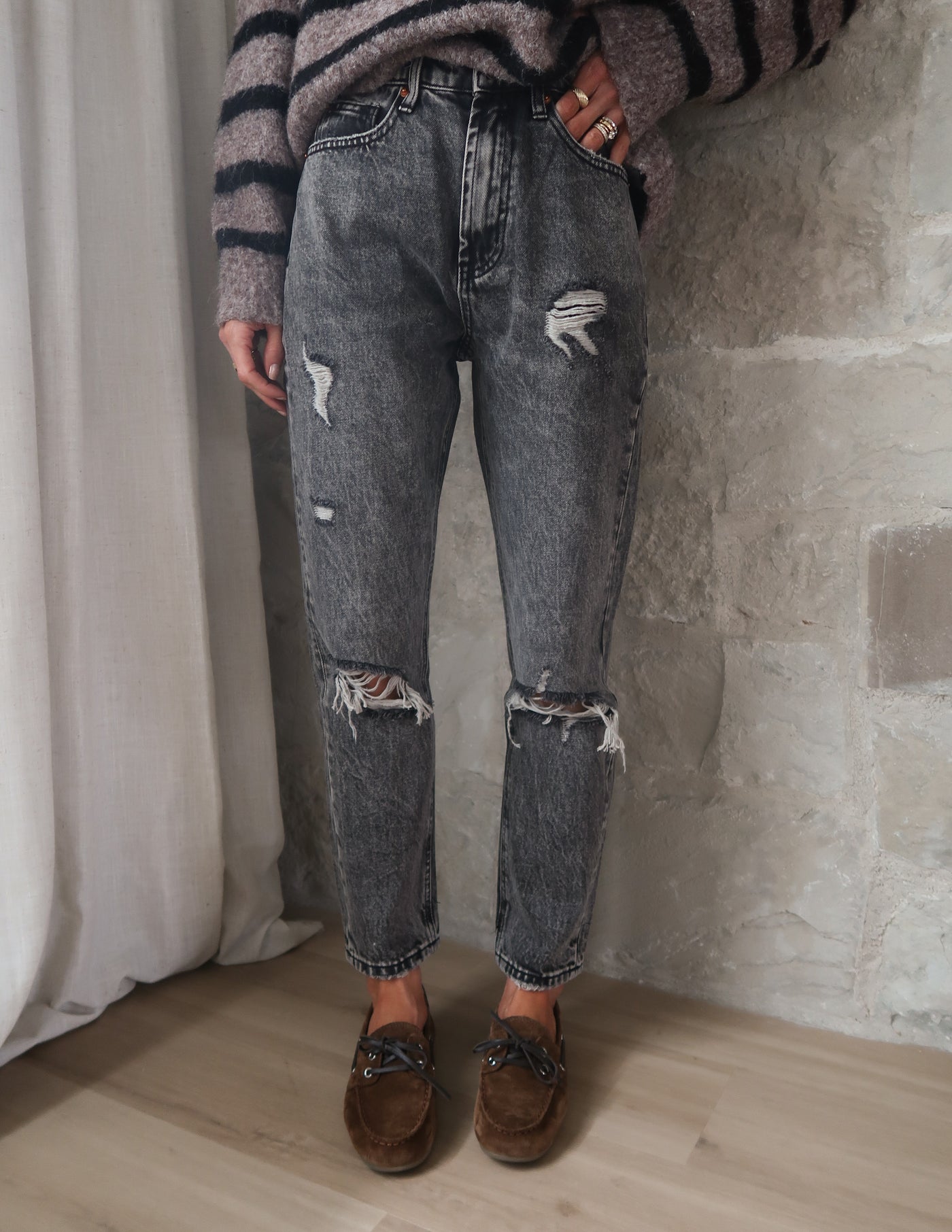 Vintage Distressed Denim