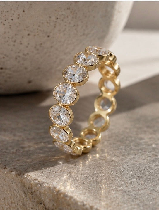 Olivia Oval Infinity Ring