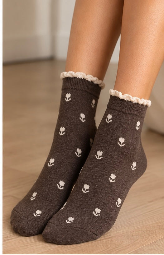 Autumn Bloom Socks